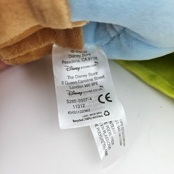 Disney Store Snow White and the Seven Dwarfs 11 in Dopey Plush Doll Green Coat - Picture 8 of 13